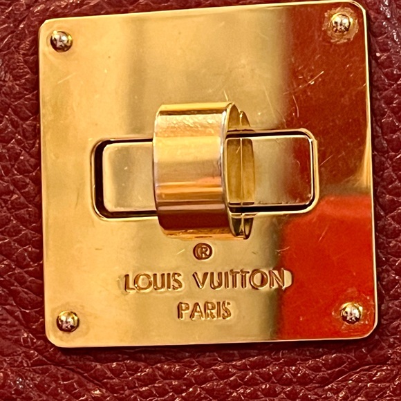 Burgundy Louis Vuitton Citadine PM Monogram Tote - Picture 11 of 13